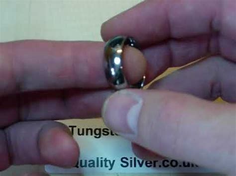 tungsten ring drop test|are tungsten rings scratch resistant.